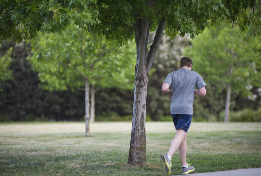 man jogging